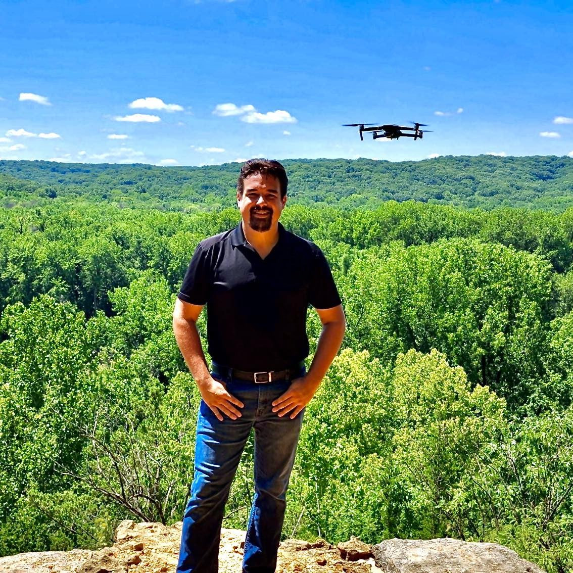 Drone Photography Home Church and Business