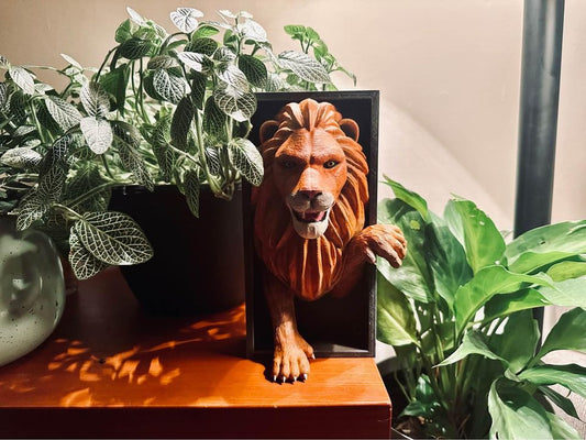 Lion Book Nook